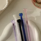 하트 글라스 머들러 5color