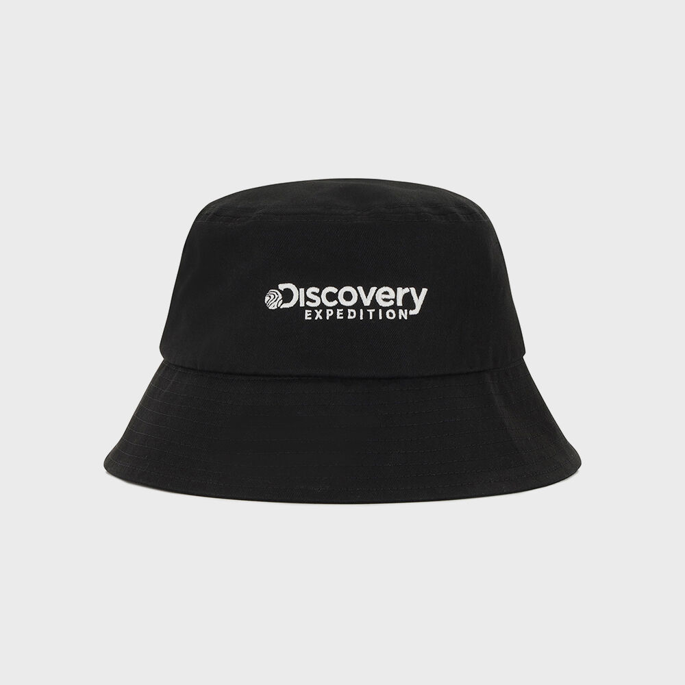 BBD Horizon Bleached Reversible Plate Bucket Hat (Black
