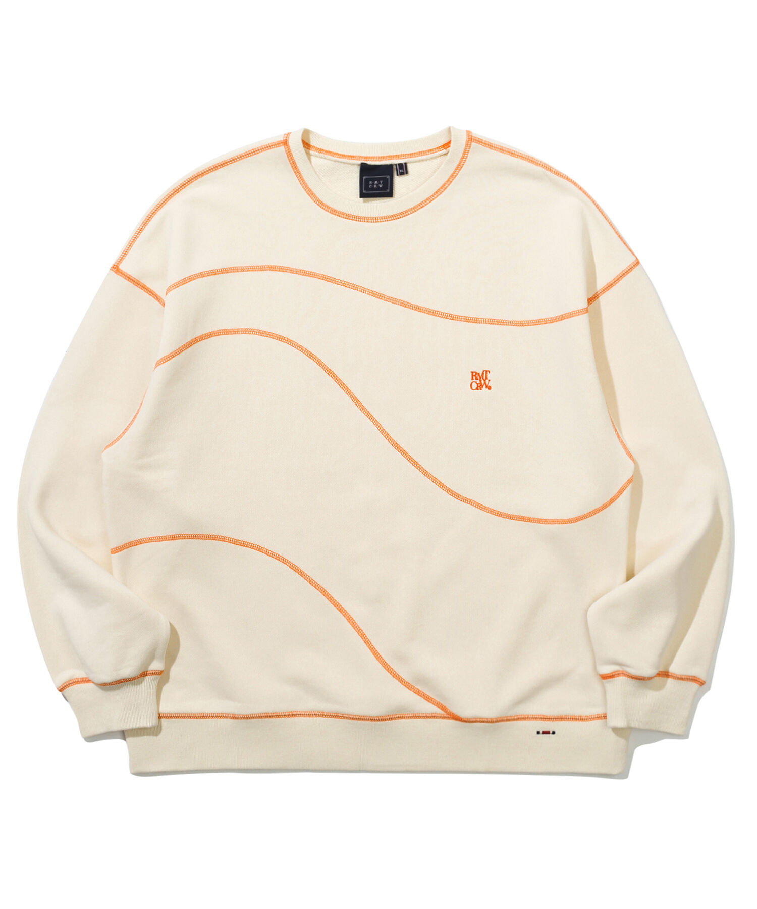 [ROMANTIC CROWN]★WAVE STITCH SWEAT SHIRT ☆関税込☆ROMANTIC CROWN☆WAVE STITCH SWEAT SHIRT
