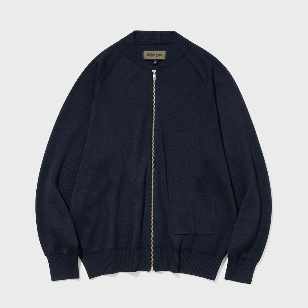 アウターその他 YESEYESEE YES Stripe Zipup Knit Cardigan Black Y.E.S Stripe Zip-up Knit Cardigan Black - 감도 깊은 취향