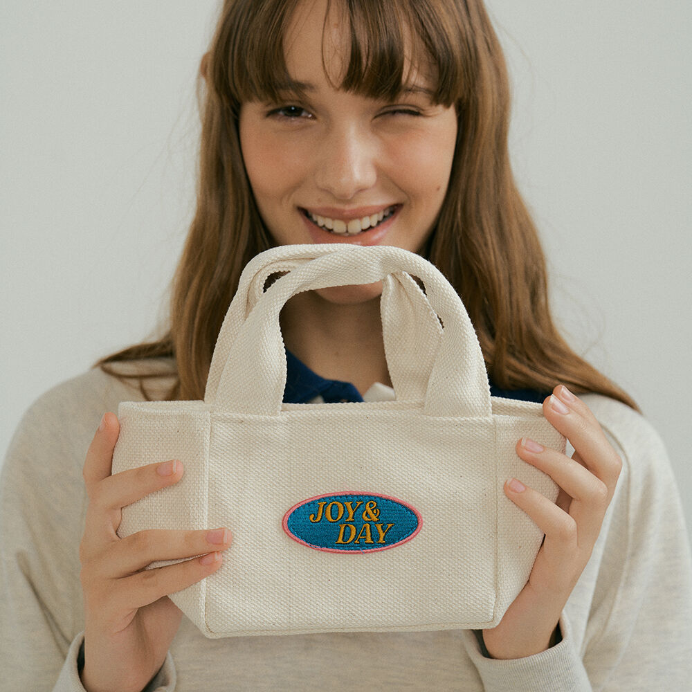 ■DE MERIEL■ Bonnie Canvas Bag SmallDenim BONNIE CANVAS Demeriel] Bonnie Canvas Bag Small Denim - 감도 깊은 취향