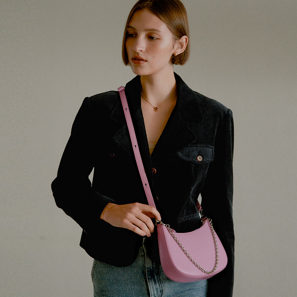ショルダーバッグ・ポシェット demeriel Rosy Bag SmallCream Pink Demeriel] Rosy Bag Small Cream Pink - 감도 깊은 취향 셀렉트