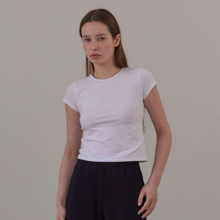 [24차] Cap Sleeve TShirts (White) 감도 깊은 취향 셀렉트샵 29CM