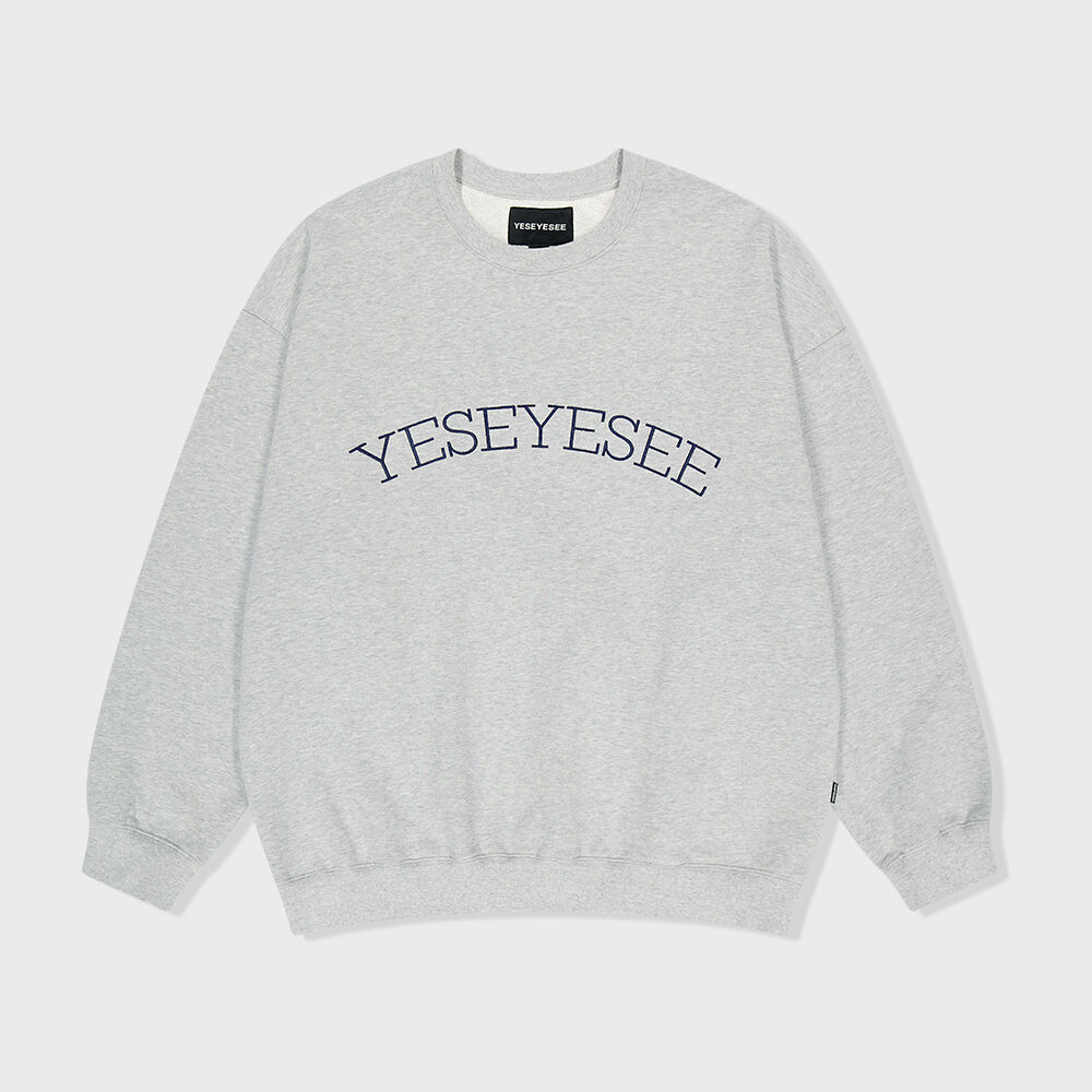 ★2023SS新作★YESEYESEE★Y.E.S Thin Logo Sweatshirt Y.E.S Thin Logo Sweatshirt Black - 감도 깊은 취향 셀렉트샵 29CM