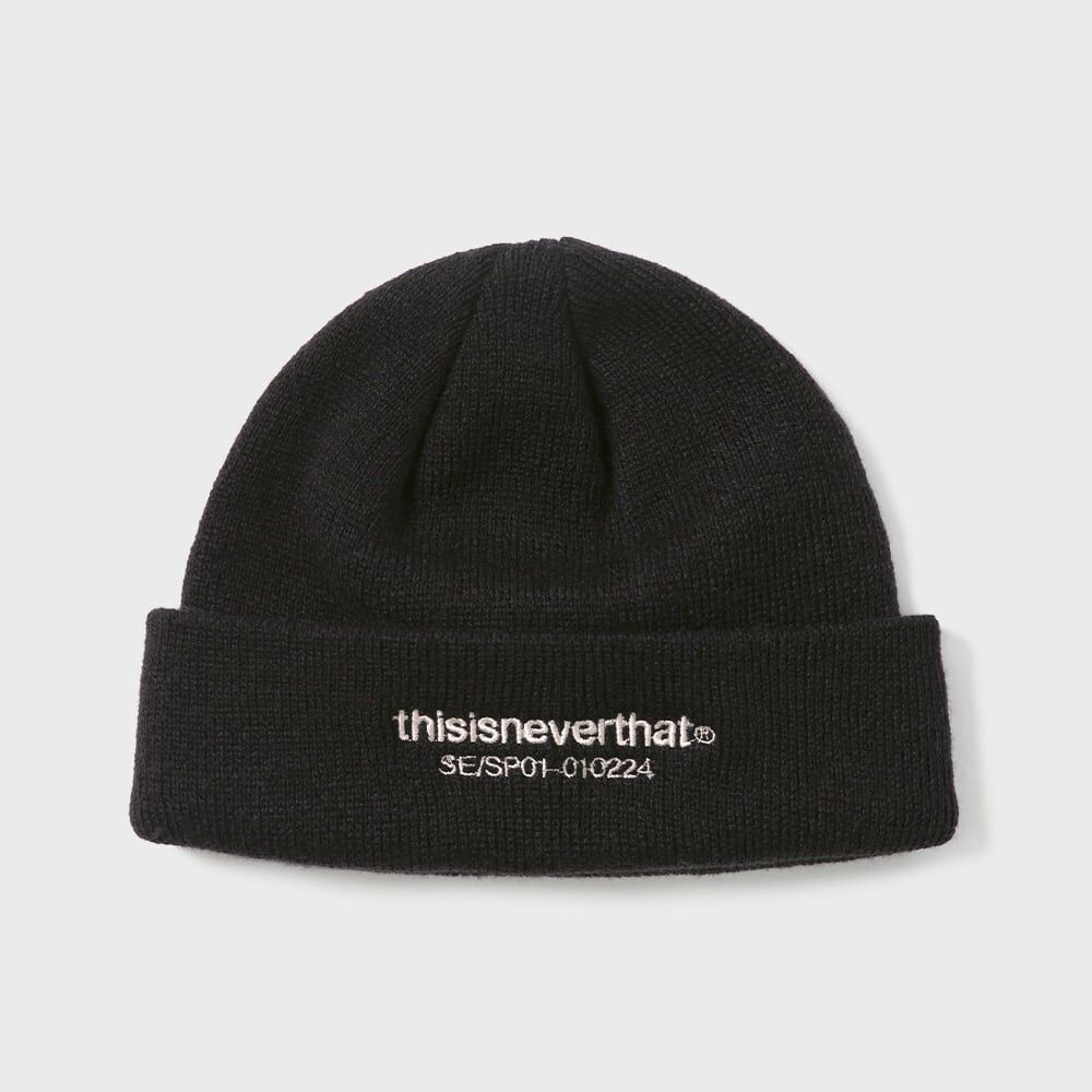 YESEYESEE x Newera Y.E.S Jacquard Pompon Knit Beanie Black