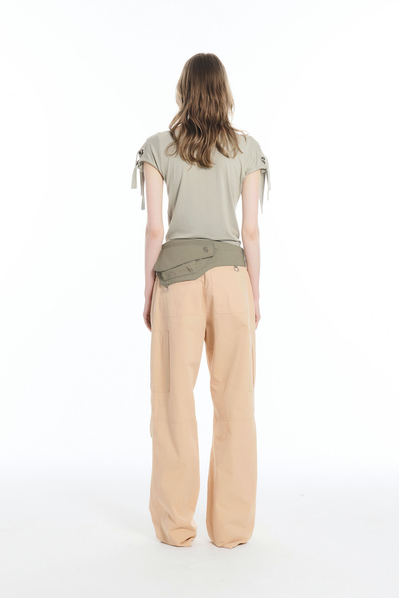 ★CERRIC★ZIPPER FLAP CARGO PANTS★521★Peach★韓国★大人気 org.jpg