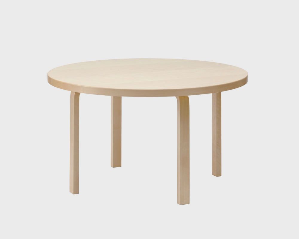 Aalto Table 91 (Ø125cm) Birch / 2 Sizes