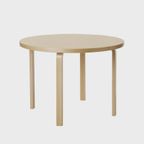 [ARTEK] Aalto Table 90A (Ø100cm) Birch