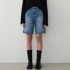 버뮤다 데님 팬츠 - 중청