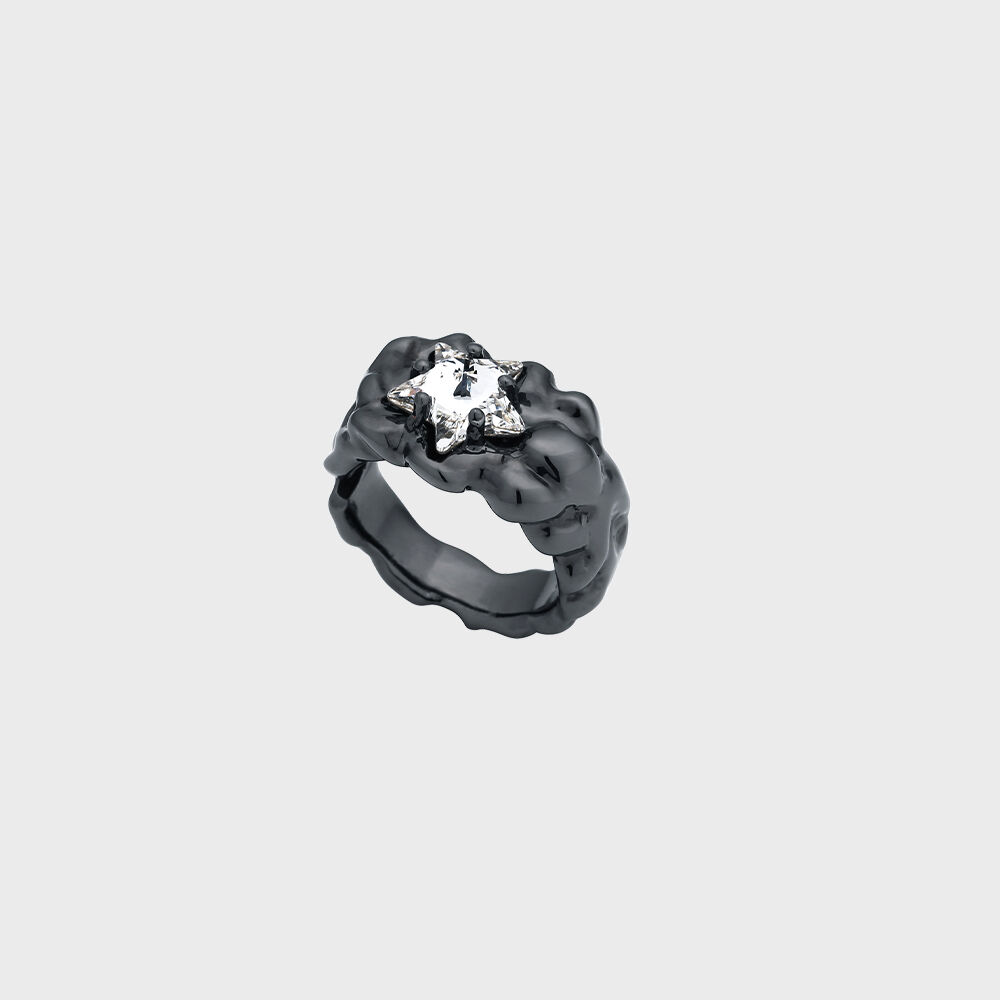 ★SENTIMENTS★ NO.324 [SILVER] GEOMETRY HEART RING NO.324 [SILVER] GEOMETRY HEART RING - 감도 깊은 취향 셀렉트