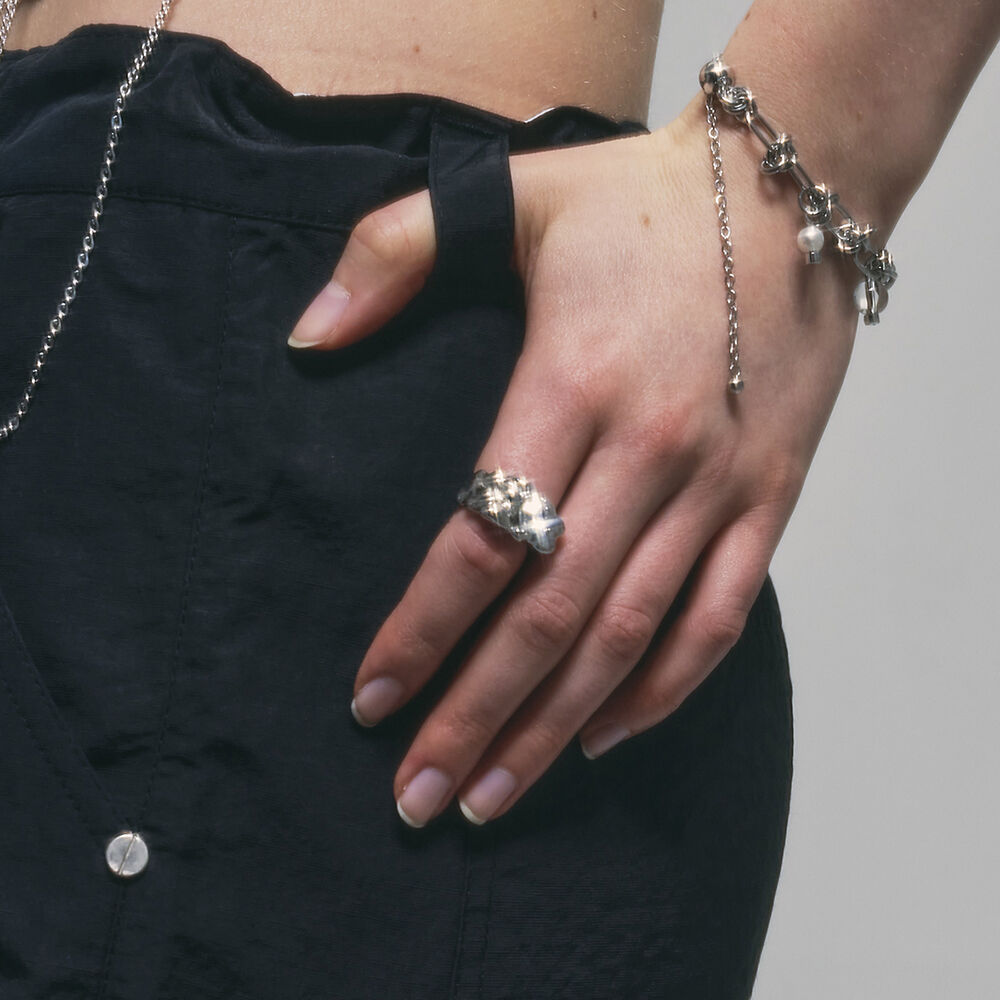 ★SENTIMENTS★ NO.324 [SILVER] GEOMETRY HEART RING NO.324 [SILVER] GEOMETRY HEART RING - 감도 깊은 취향 셀렉트