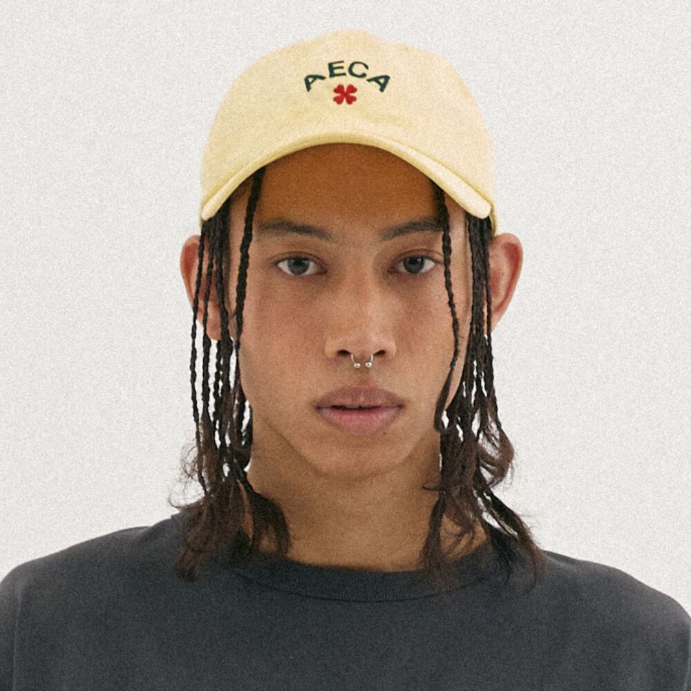 キャップ AECA WHITE AECA CLOVER LOGO CAPLEMON AECA WHITE☆AECA CLOVER LOGO CAP Cap - 에이카화이트