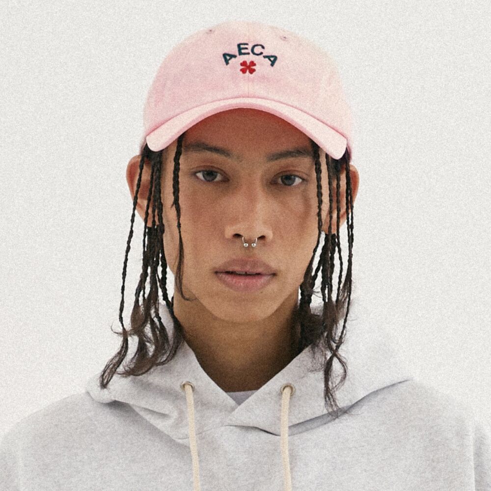 キャップ AECA WHITE AECA CLOVER LOGO CAPPINK AECA CLOVER LOGO CAP-PINK - 감도 깊은 취향 셀렉트샵 29CM