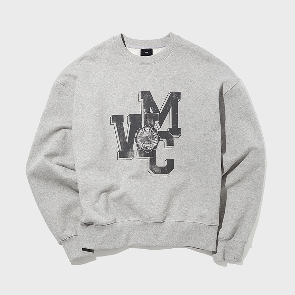 ★MMLG★ Mmlg Mm FAMILY SWEAT ASH GREY MMLGBC2T007 87MM 공식 온라인 스토어