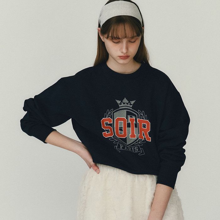 BAY LEAF SOIR SWEATSHIRT NAVY 감도 깊은 취향 셀렉트샵 29CM