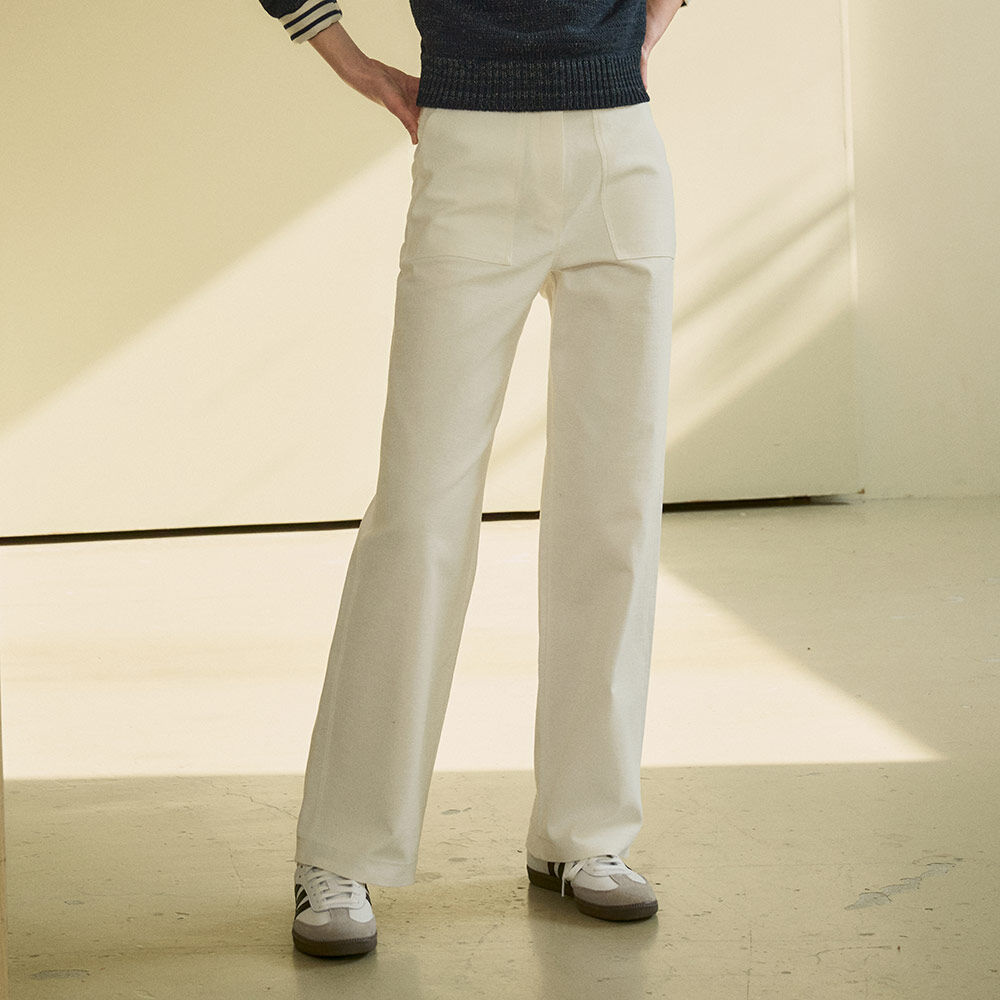 パンツ AVANDRESS Herringbone Straight Pants OATMEAL AD43PT41OT 어반드레스(AVANDRESS) Herringbone Straight Pants OATMEAL
