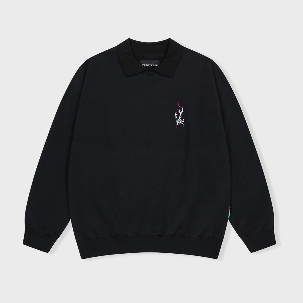 Soki PK Sweatshirts Black - 감도 깊은 취향 셀렉트샵 29CM