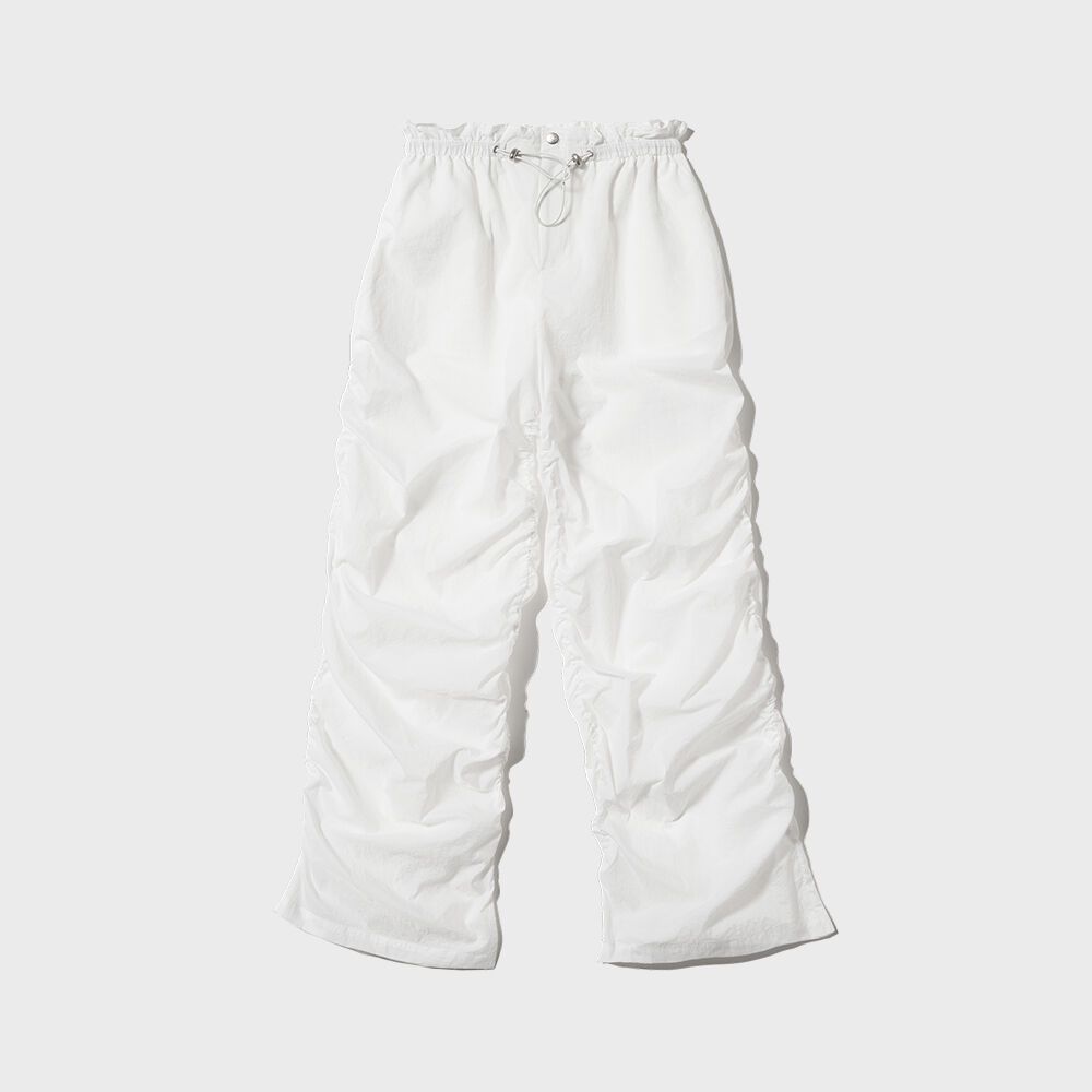 Shirring semi wide parachute pants WHITE 감도 깊은 취향 셀렉트샵 29CM