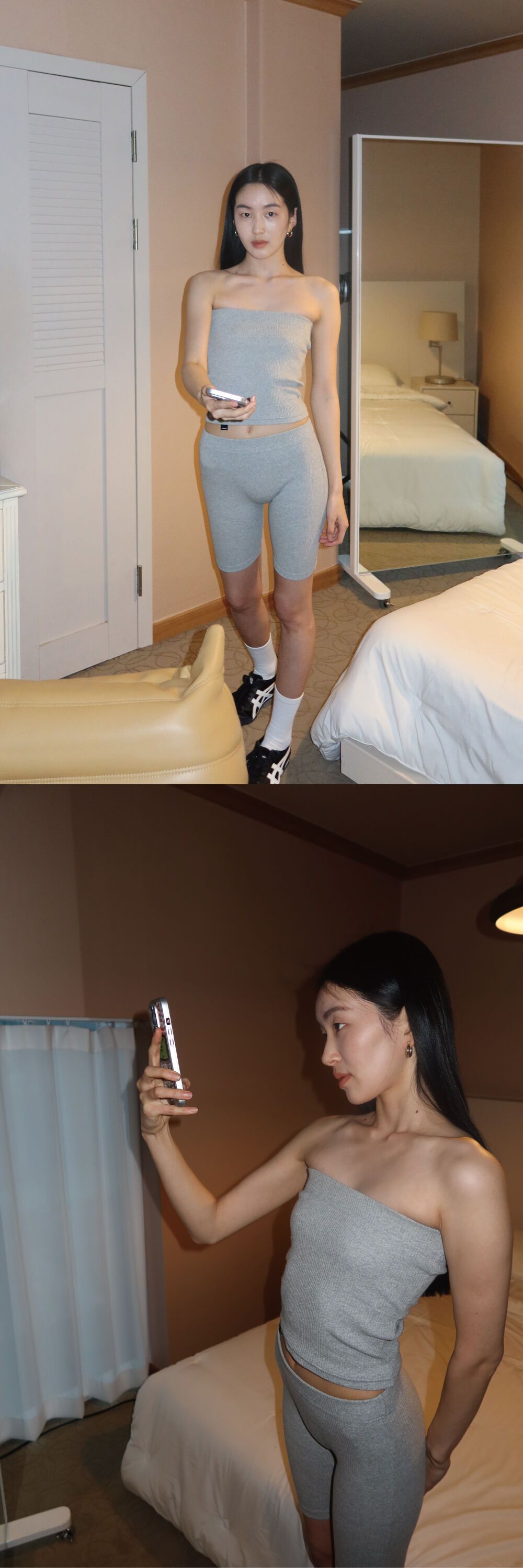 COLOR TUBE TOP, GRAY 감도 깊은 취향 셀렉트샵 29CM