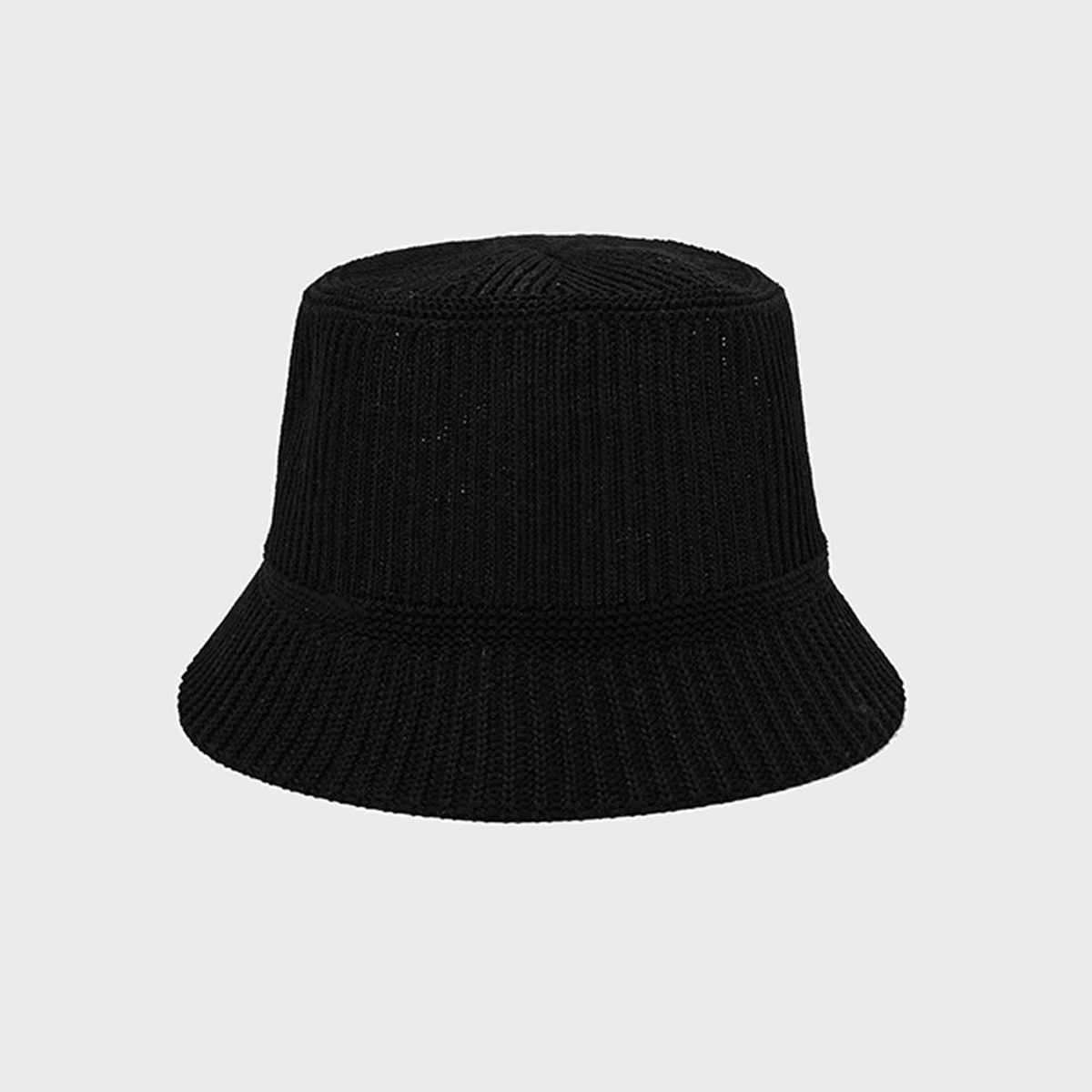 LOGO KNIT BUCKET HAT BLACK 감도 깊은 취향 셀렉트샵 29CM