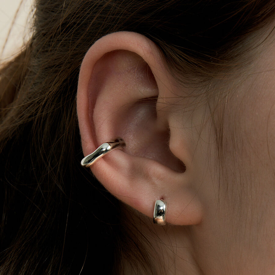 Mungteong X TSW Silver Ear Cuff [Silver] - 감도 깊은 취향