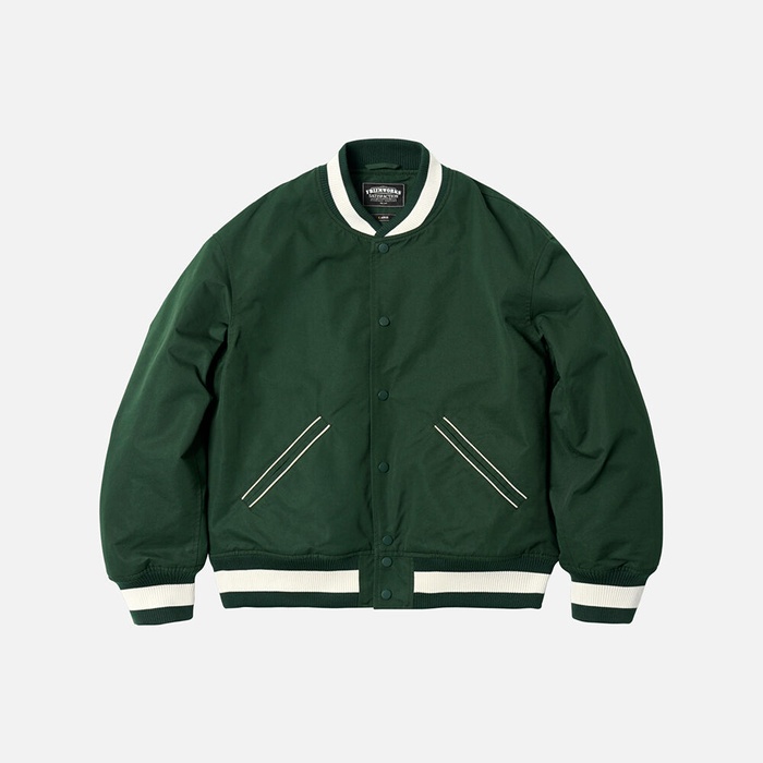 Frizmworks Calvary Twill Varsity Jacket, Forest Green