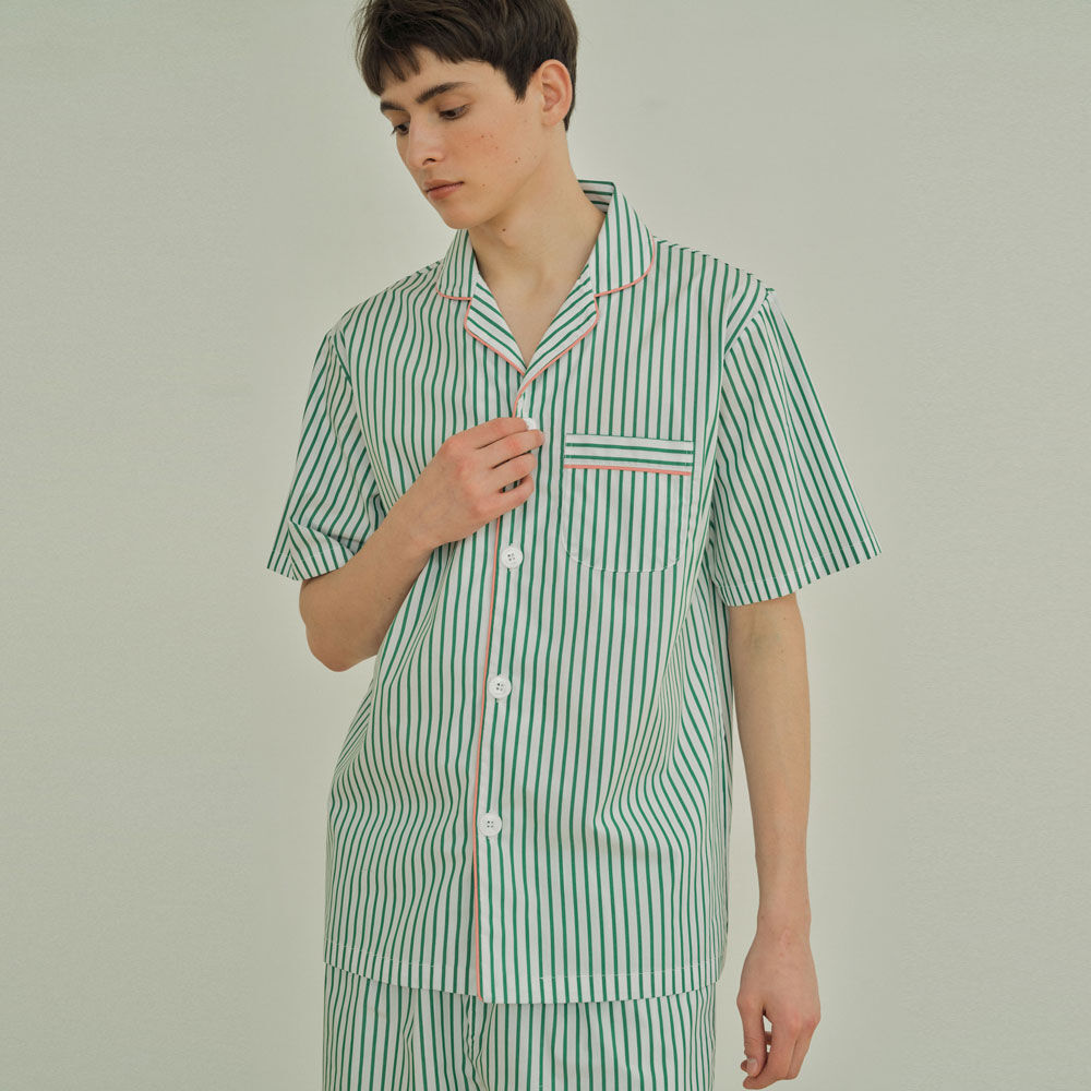 m) Green Tea Short Pajama Set - 감도 깊은 취향 셀렉트샵 29CM
