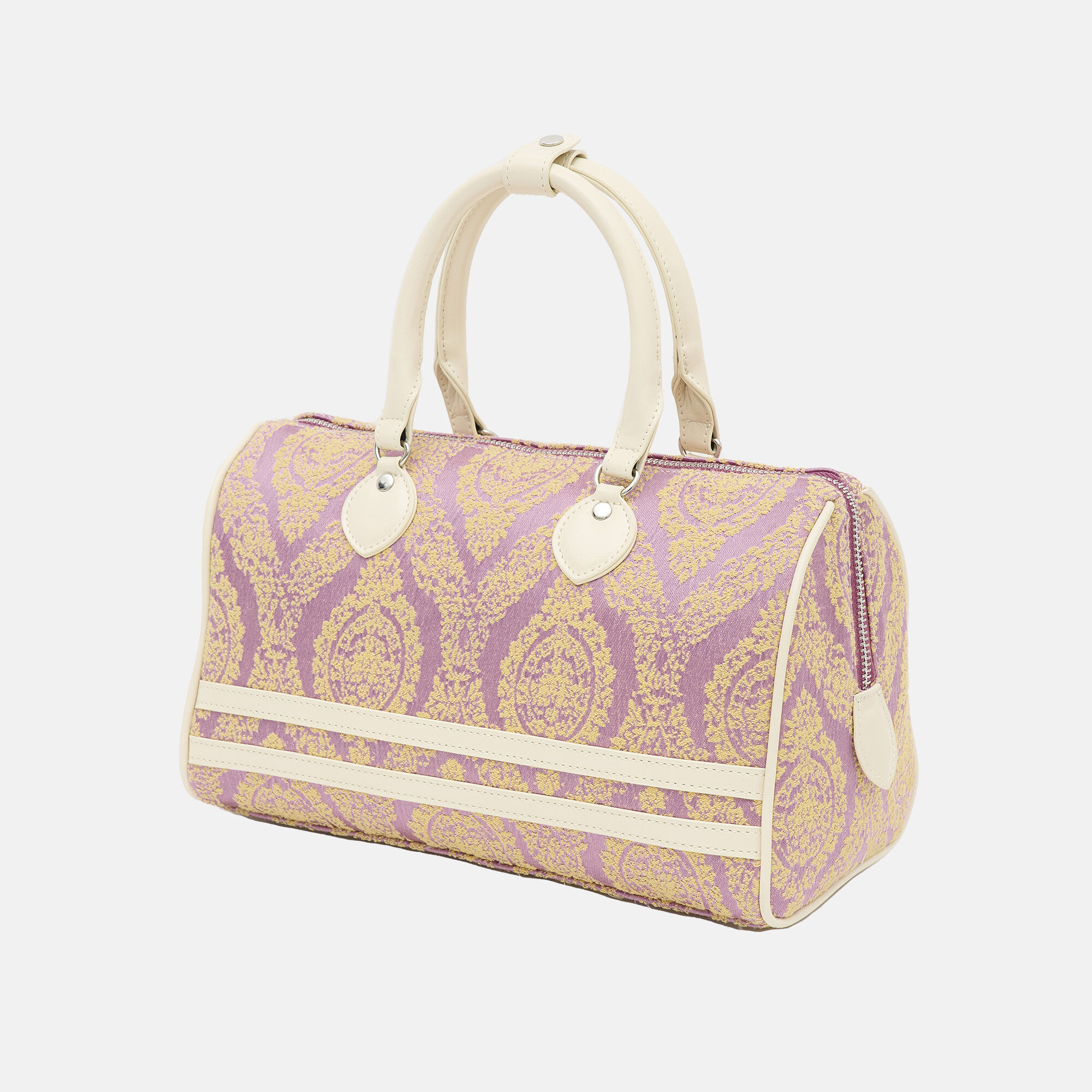 PARTIMENTO】☆ STRIPE BOSTON BAG ☆ 3 COLOR