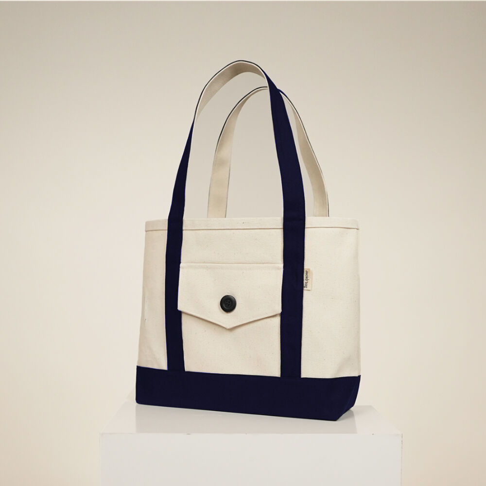 MARITHE BIG MARKET BAG navy - 감도 깊은 취향 셀렉트샵 29CM