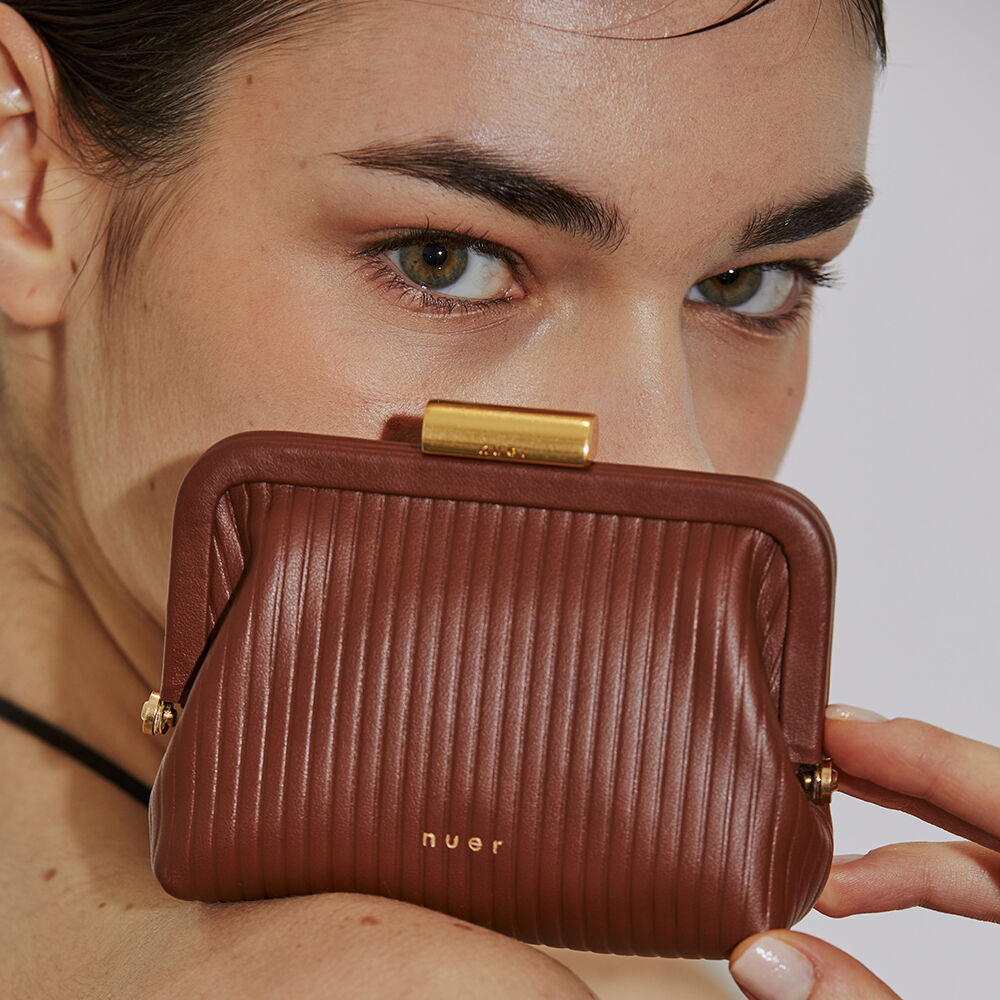 nuer Vieve Card Wallet Dark Green Stripe/カード財布 韓国 nuer Vieve Card Wallet Dark Green Stripe/カード財布 韓国