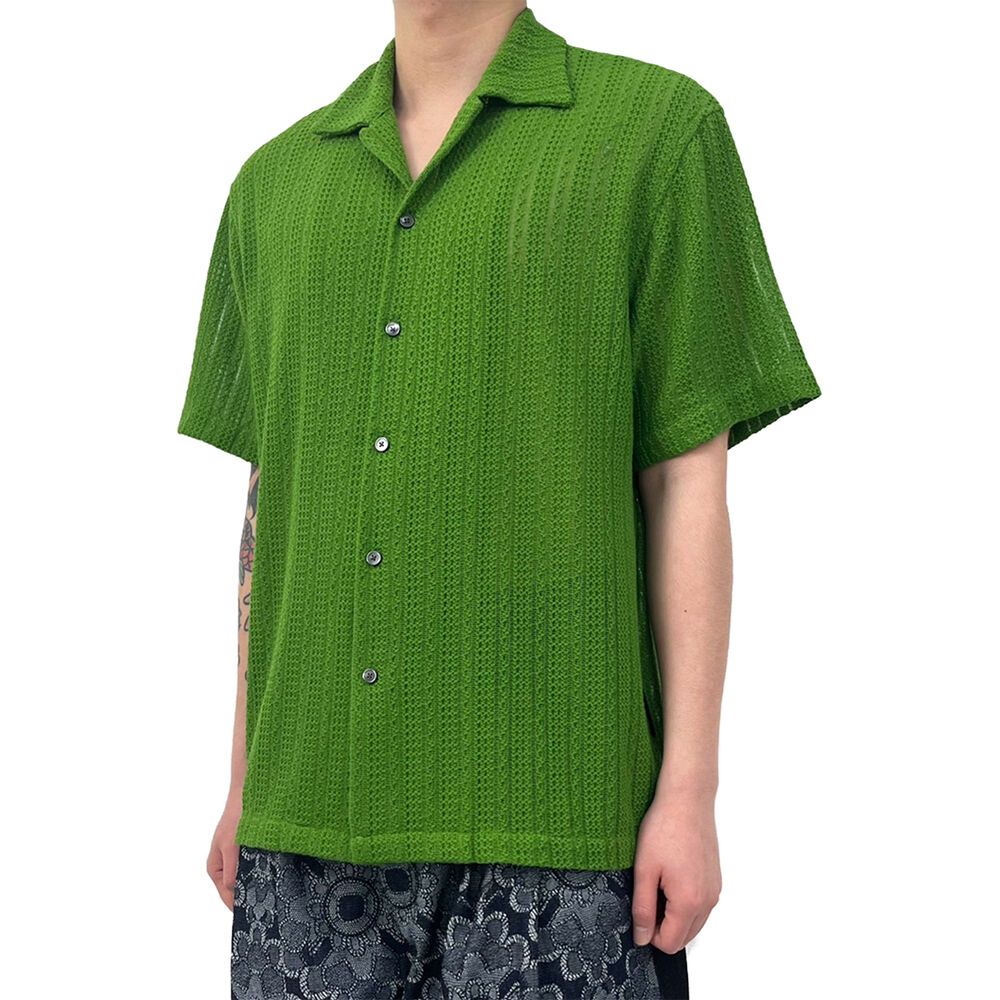 Open Collar Knit Shirt (Green) 감도 깊은 취향 셀렉트샵 29CM