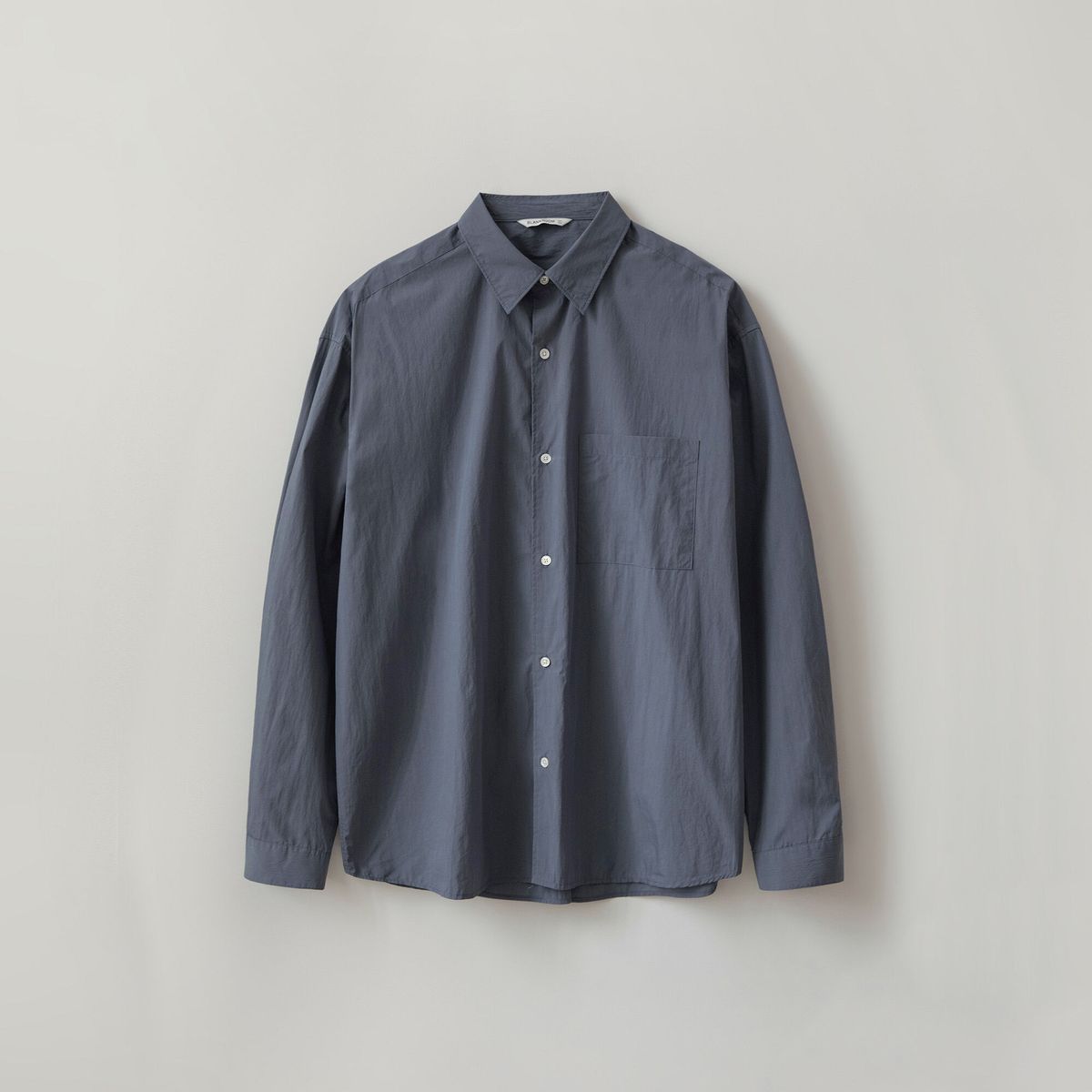 SUPIMA BAKER SHIRT BLUEBERRY 29CM Supima baker shirt blueberry 29cm