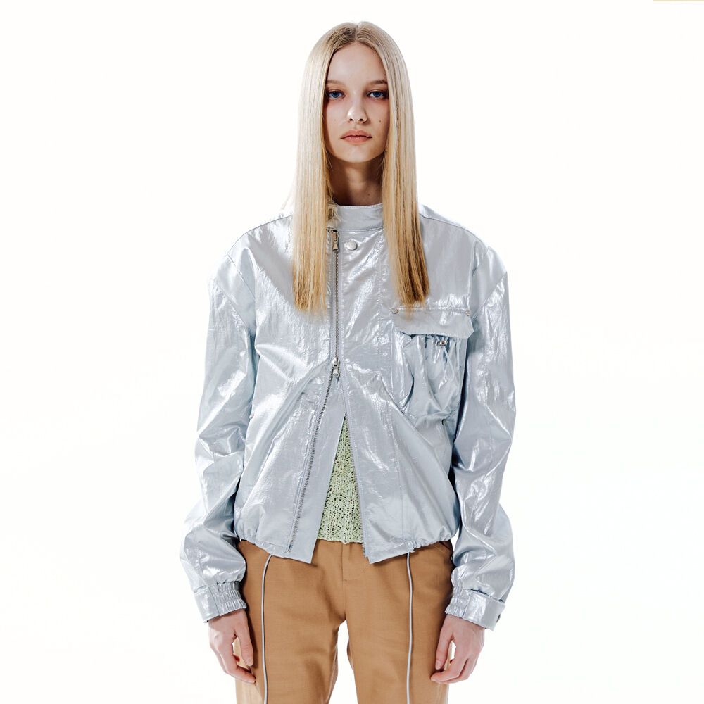 SOLAR GLITTER BIKER JACKET_SILVER 감도 깊은 취향 셀렉트샵 29CM