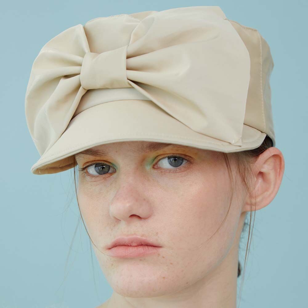 BELLBOY CAP_RIBBON_BEIGE - 감도 깊은 취향 셀렉트샵 29CM