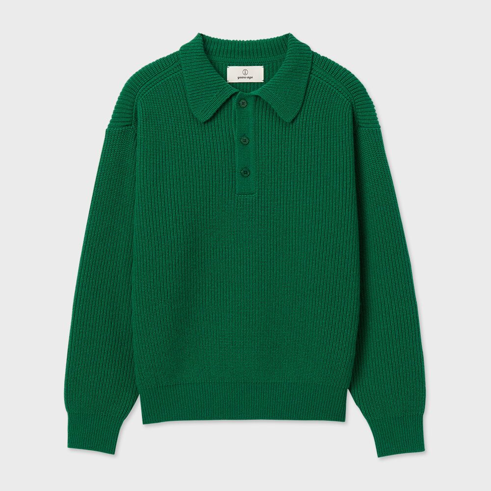 ROVER WOOL KNIT COLLAR SHIRT GREEN 감도 깊은 취향 셀렉트샵 29CM