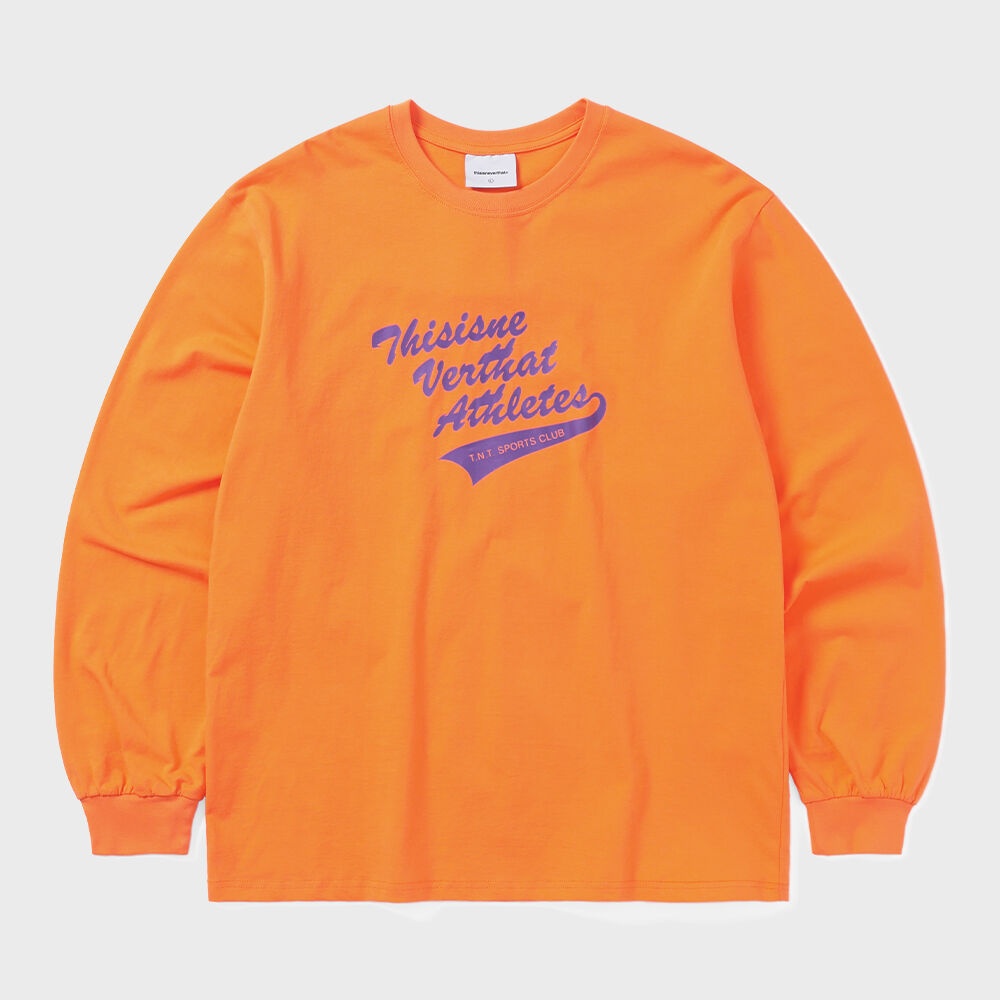 Athletes L/S Tee Orange - 감도 깊은 취향 셀렉트샵 29CM