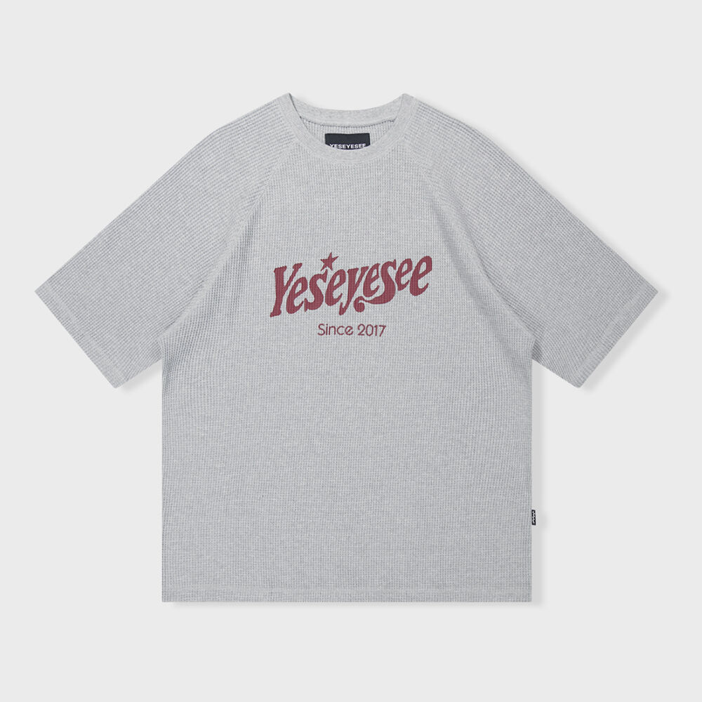 ★2023SS新作★YESEYESEE★Y.E.S Raglan Waffle Tee ☆2023SS新作☆YESEYESEE☆Y.E.S Raglan Waffle Tee (YESEYESEE