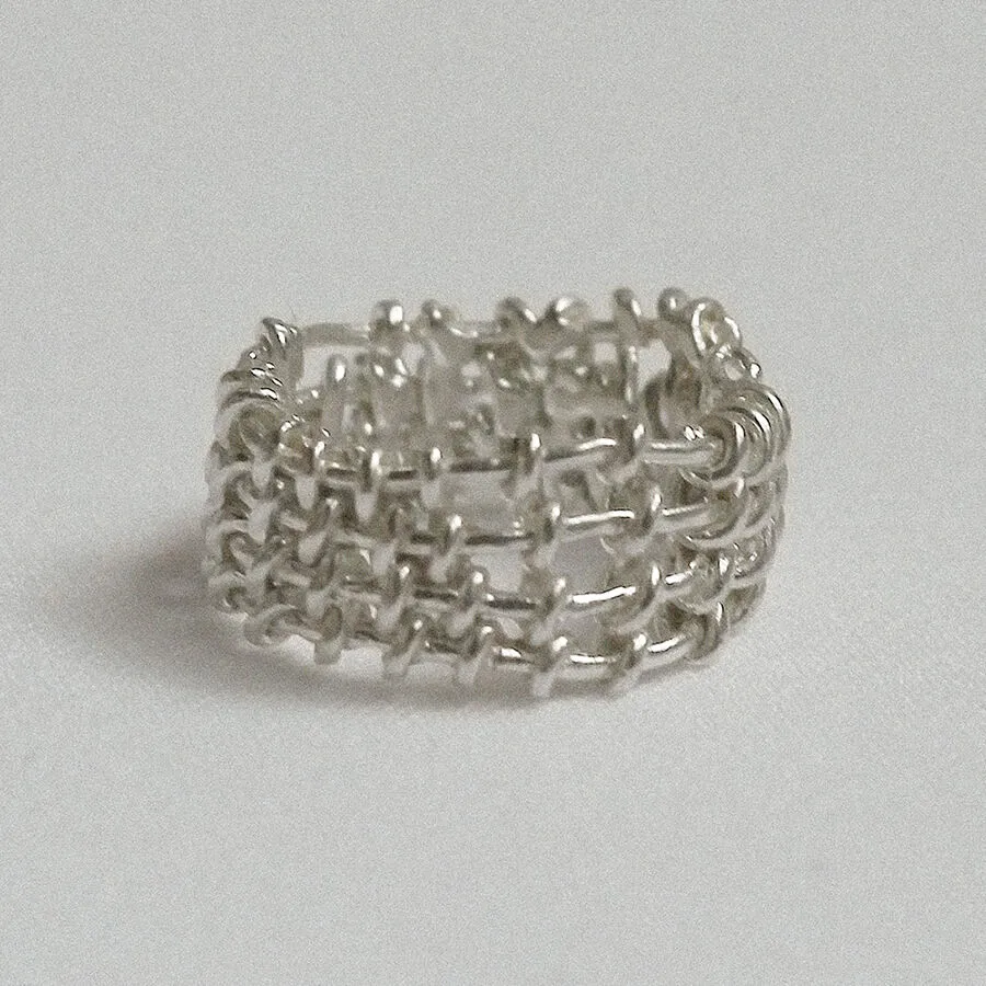 Crochet knit Ring (4 lines) - 감도 깊은 취향 셀렉트샵 29CM
