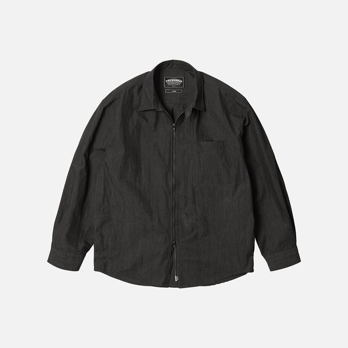 Chin strap full zip shirt _ black 감도 깊은 취향 셀렉트샵 29CM