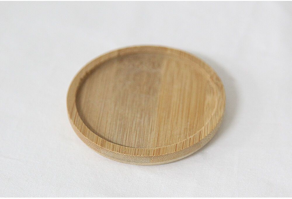 ↑원형받침대 ( 우드 / (지름) : 7.5cm) ↑