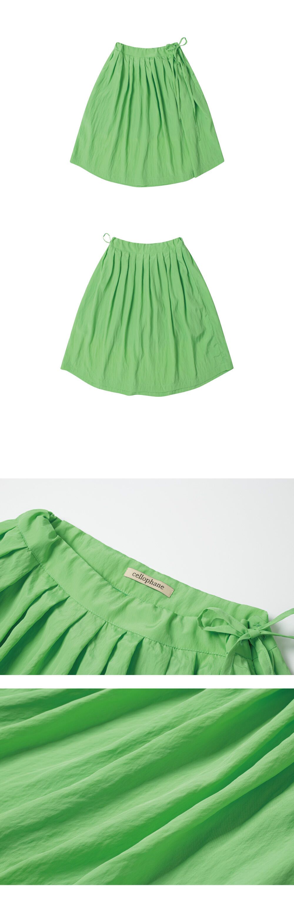 CELLOPHANE SKIRT (2COLORS) - 감도 깊은 취향 셀렉트샵 29CM