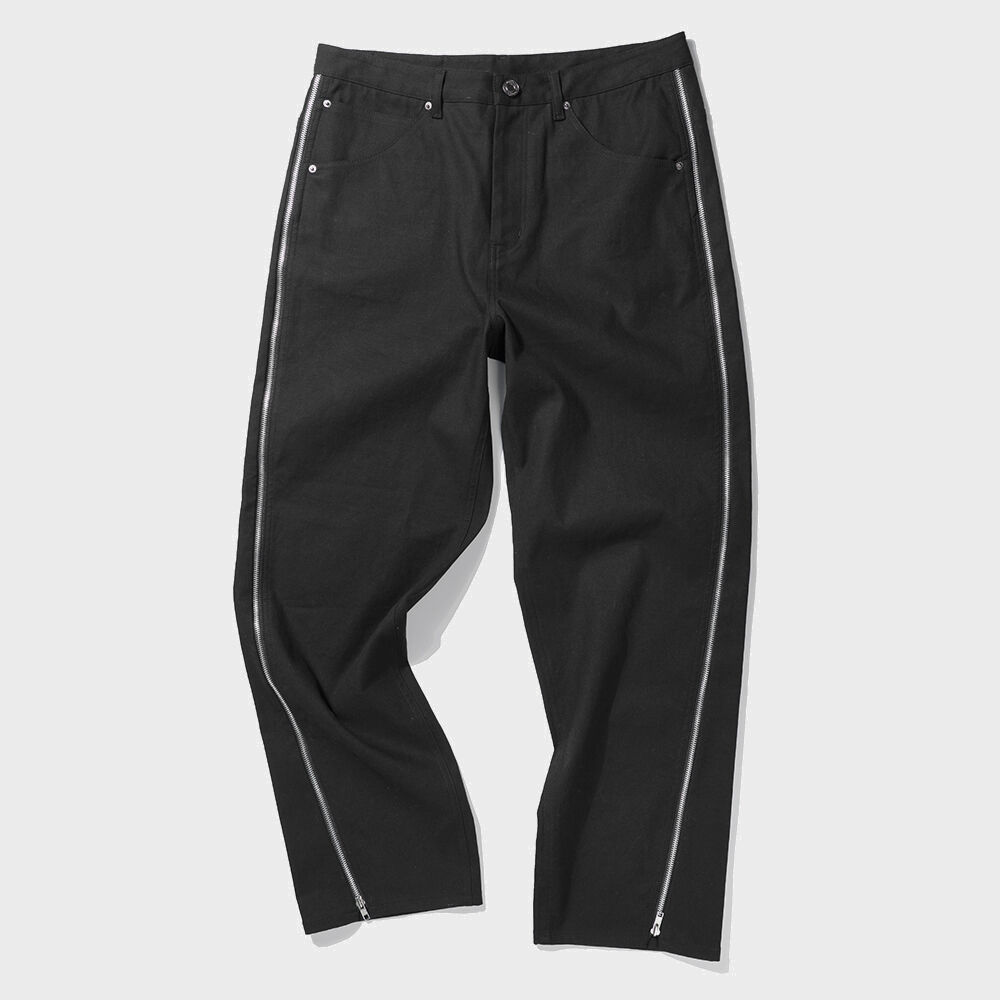 ★関税込★YESEYESEE★Zipper Knee Multi Pocket Pants★ Zipper Knee Multi Pocket Pants Dark Grey - 감도 깊은 취향