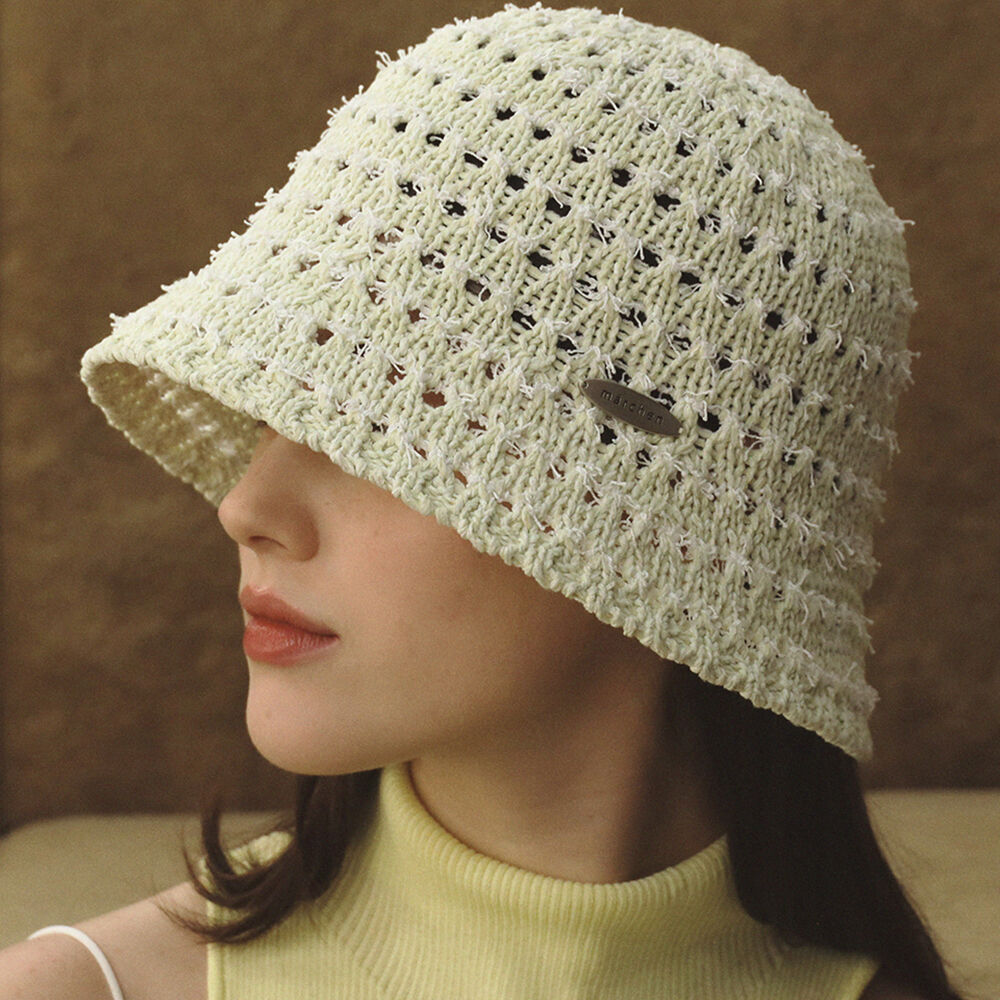 gardening heart strap bucket hat_white - 감도 깊은 취향