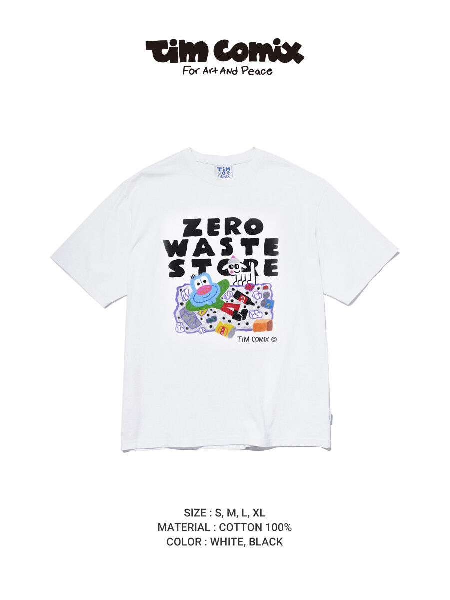 x WASTE STORE] TIM DADITO WITH WASTE SS WHITE 감도 깊은 취향 셀렉트샵