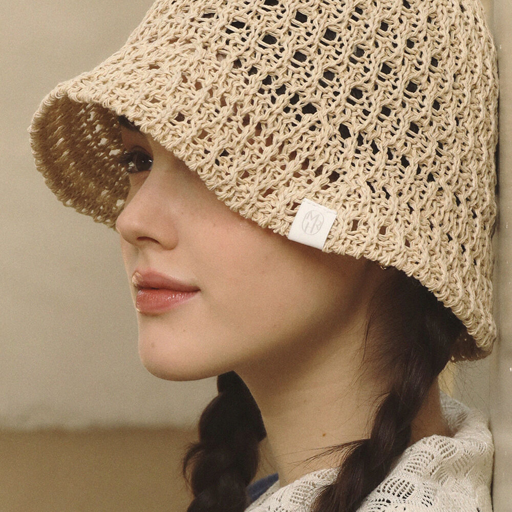 Marchen◆25SS◆Edge color ribbon bucket hat_3color Edge color ribbon bucket hat_3color - 감도 깊은 취향 셀렉트