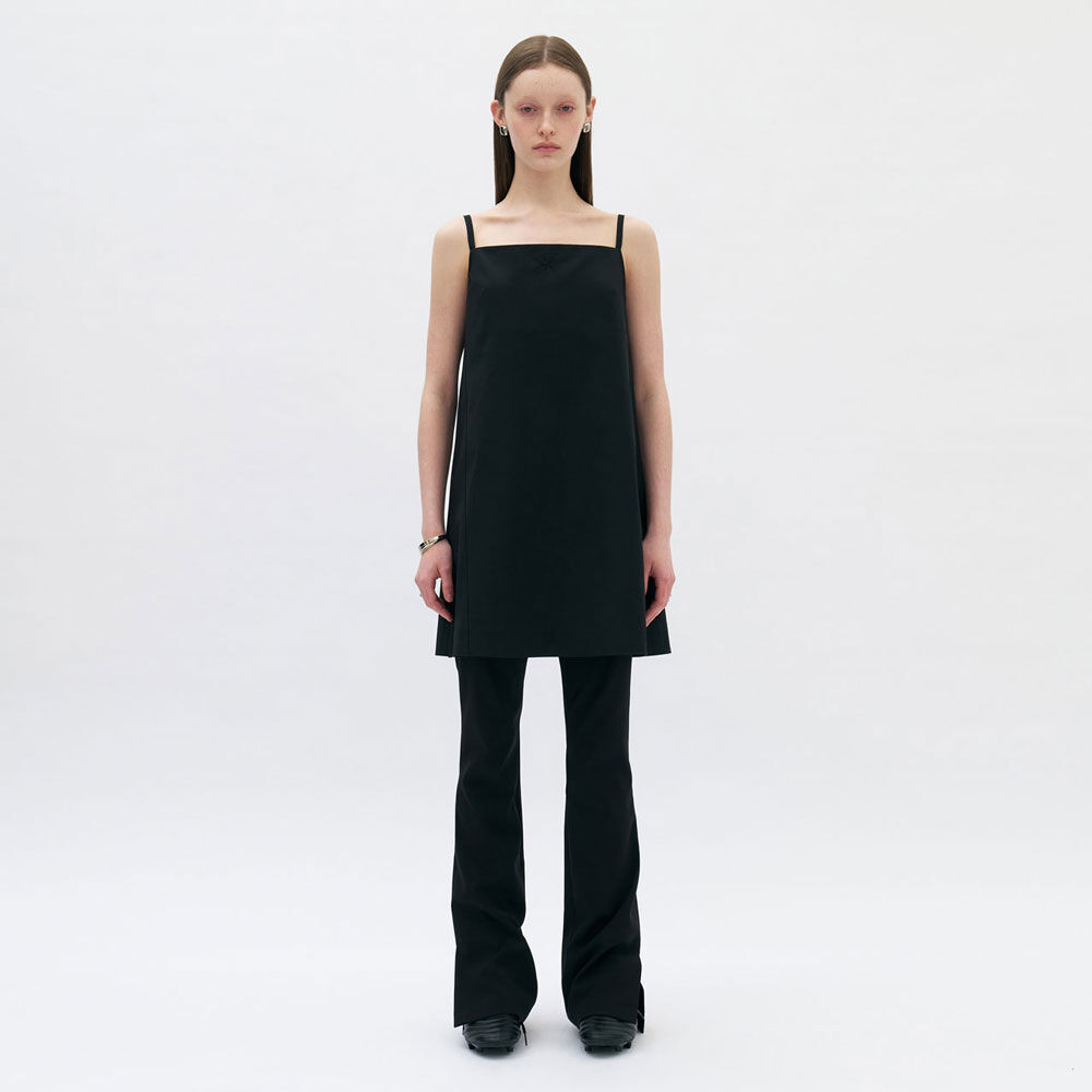 【OJOS】 OJOS x NOITOW SHU Asymmetric Mini Dress 2Colors OJOS x NOITOW SHU Asymmetric Mini Dress / Black - 감도 깊은