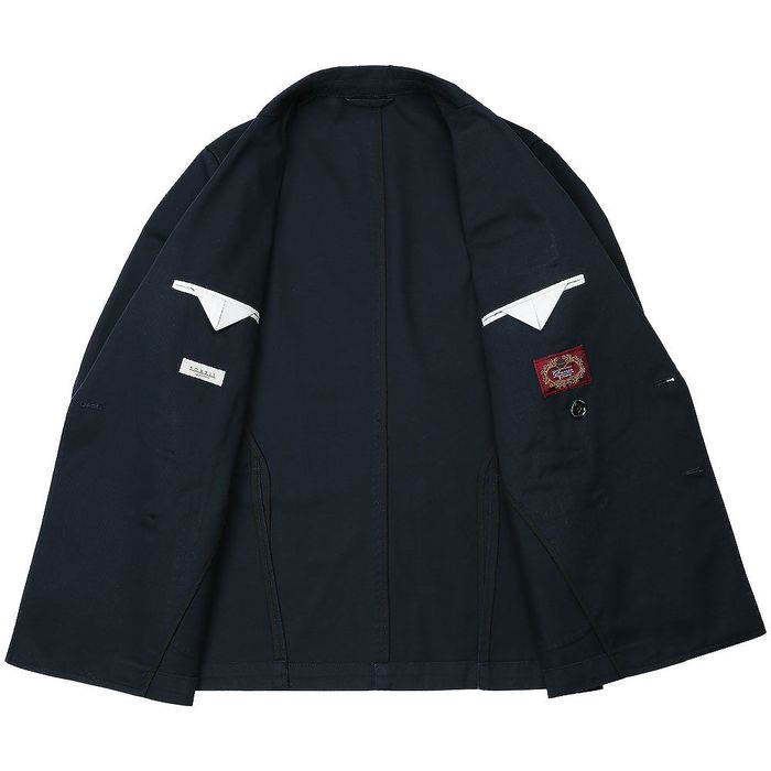 6B Washed Cotton Double Breasted Jacket (Dark Navy) 감도 깊은 취향 셀렉트샵 29CM