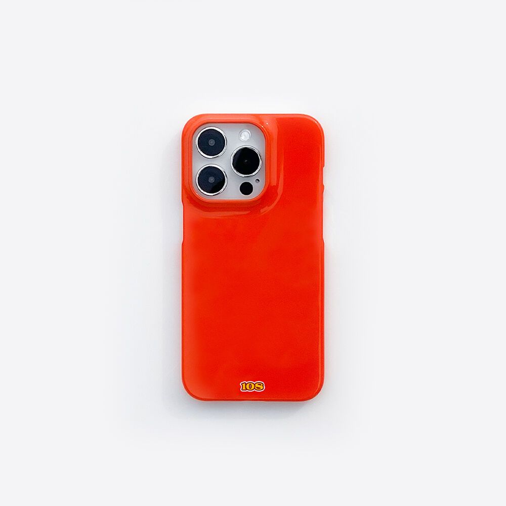 108 RED ORANGE SHELL (glossy-slim-hard) - 감도 깊은 취향 셀렉트샵 29CM