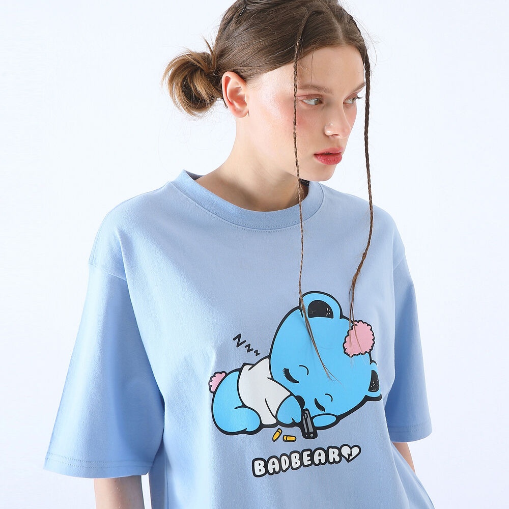 Baby BadBear Oversized Tee Skyblue - 감도 깊은 취향 셀렉트샵 29CM