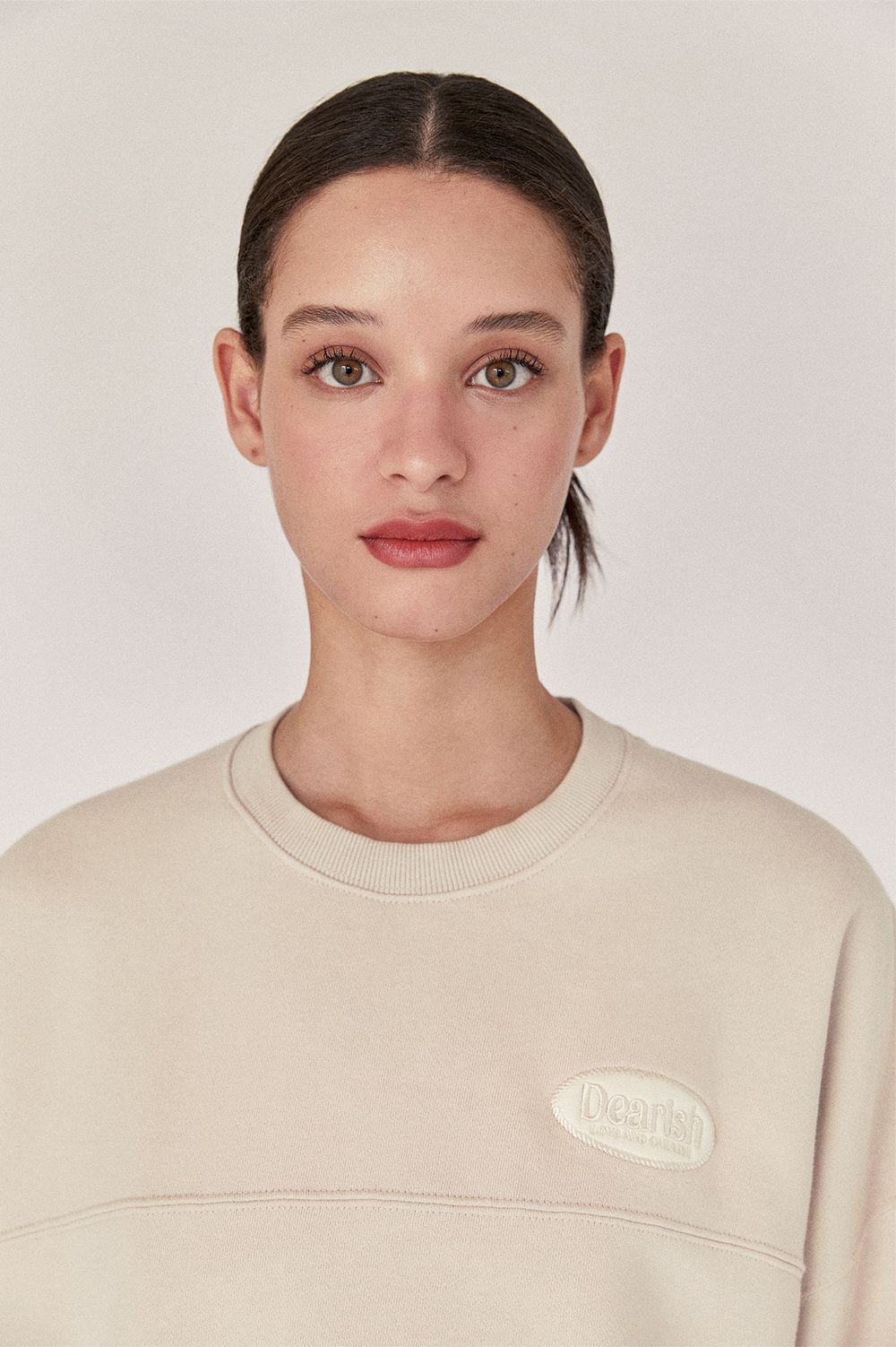 Beige Vintage Logo Embroidery Sweatshirt 29CM beige-vintage-logo-embroidery-sweatshirt-29cm